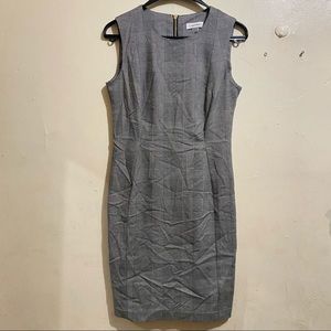 Calvin Klein Gray Sleeveless Dress Size 10P